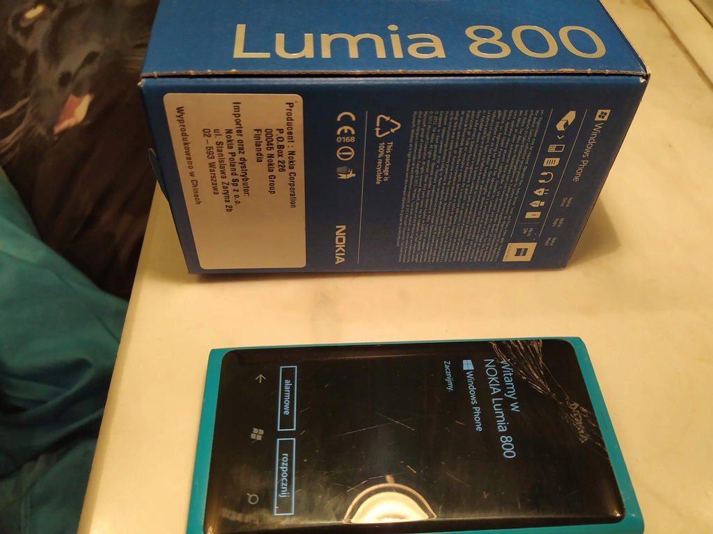 Nokia Lumia 800 Cyan