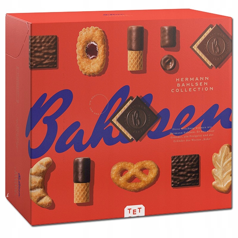BAHLSEN Collection L, herbatniki, ciastka, karton