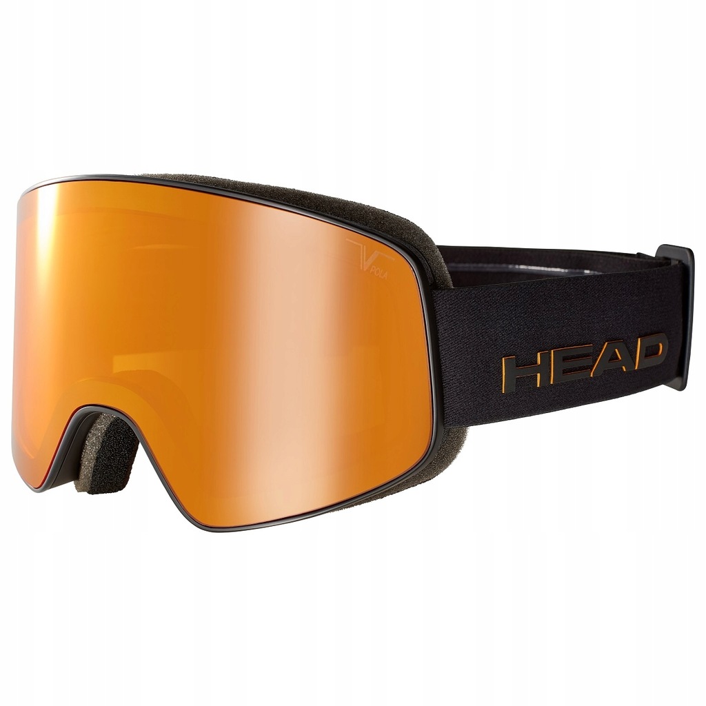 Gogle Head Horizon TVT Pola Czarny Orange