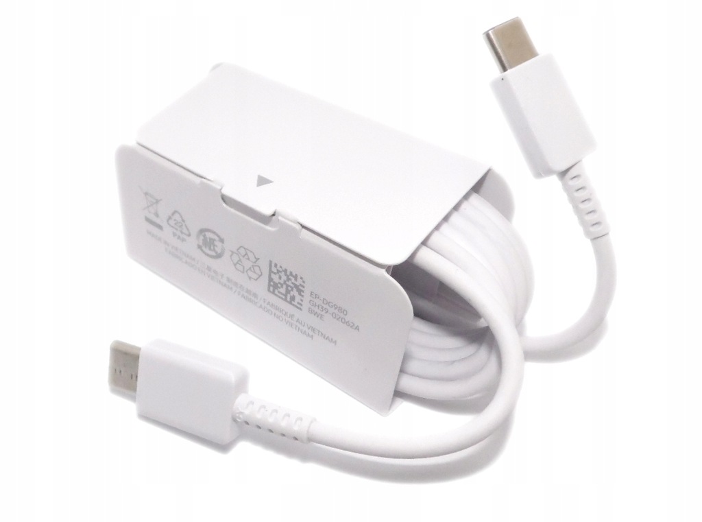 ORYGINALNY KABEL SANSUNG USB C-C SZYBKIE ŁADOWANIE S20 FE S21 S22 S23 S24