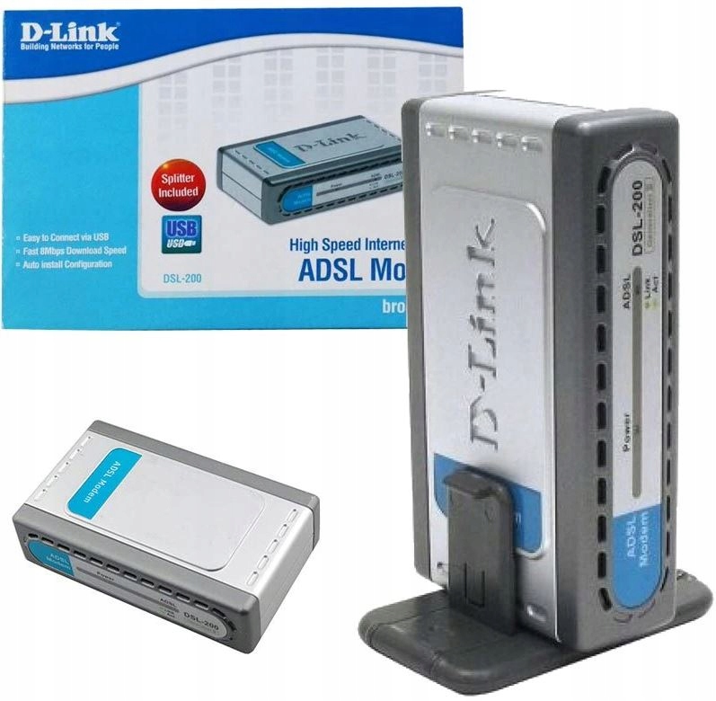 Купить USB-модем D-Link ADSL DSL-200: отзывы, фото, характеристики в интерне-магазине Aredi.ru