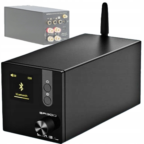 SMSL SA300 Wzmacniacz DAC 2x80W Bluetooth czarny