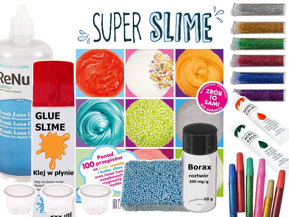 Купить 10в1 SUPER SLIME BOX КНИЖНЫЙ КЛЕЙ АКТИВАТОР БОРАКС: отзывы, фото, характеристики в интерне-магазине Aredi.ru