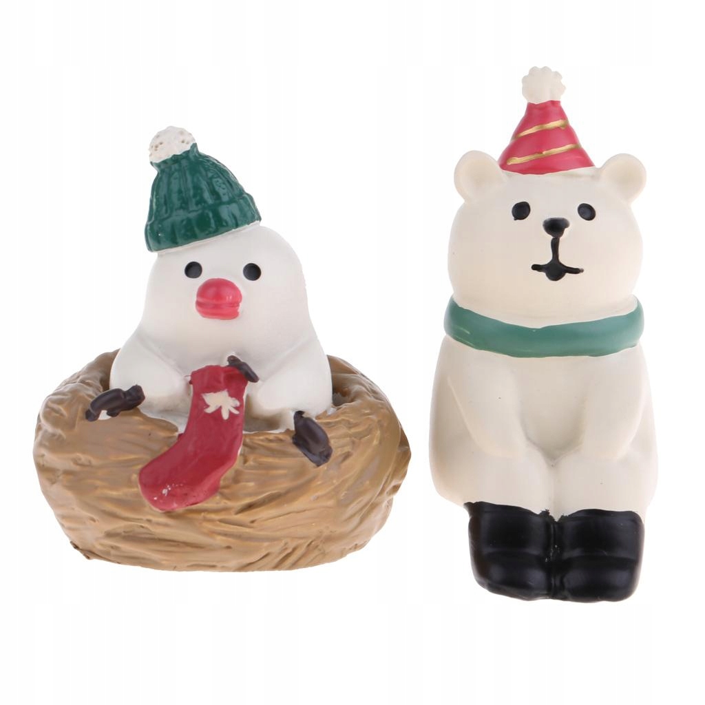 Mini Resin Crafts Penguin Model Toys Desktop Decorative 2