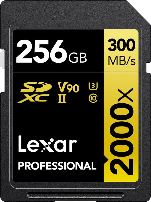 Lexar Professional 2000x SDXC 256GB UHS-II V90