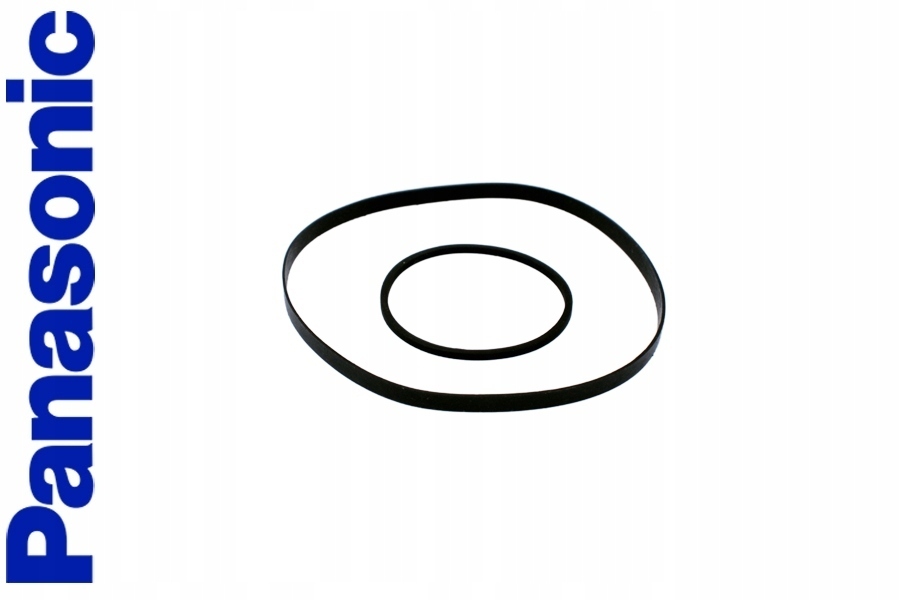Komplet oryginalnych pasków napędowych do magnetofonu TECHNICS RS-6 (2 szt)