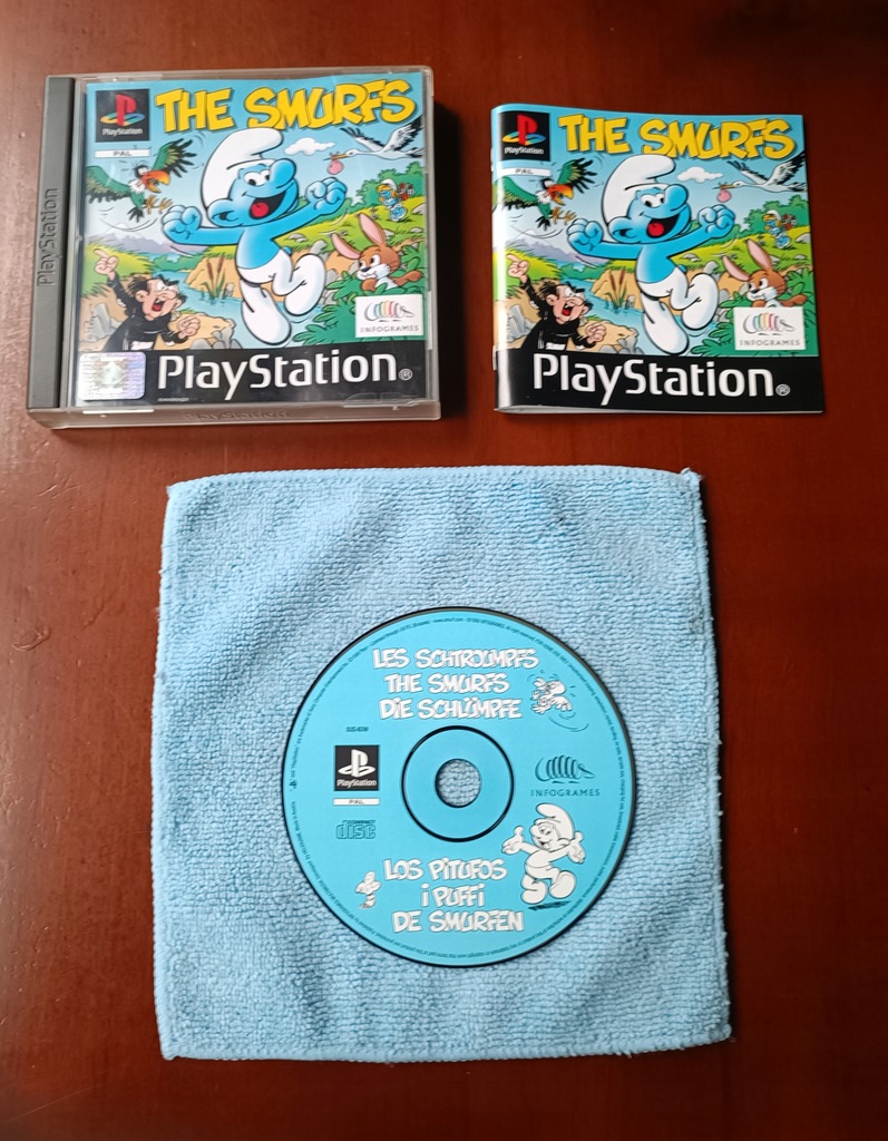 THE SMURFS PSX PS1 PLAYSTATION
