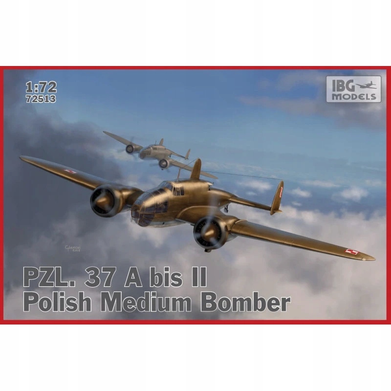 Model plastikowy PZL 37A bis II Los Polish Medium