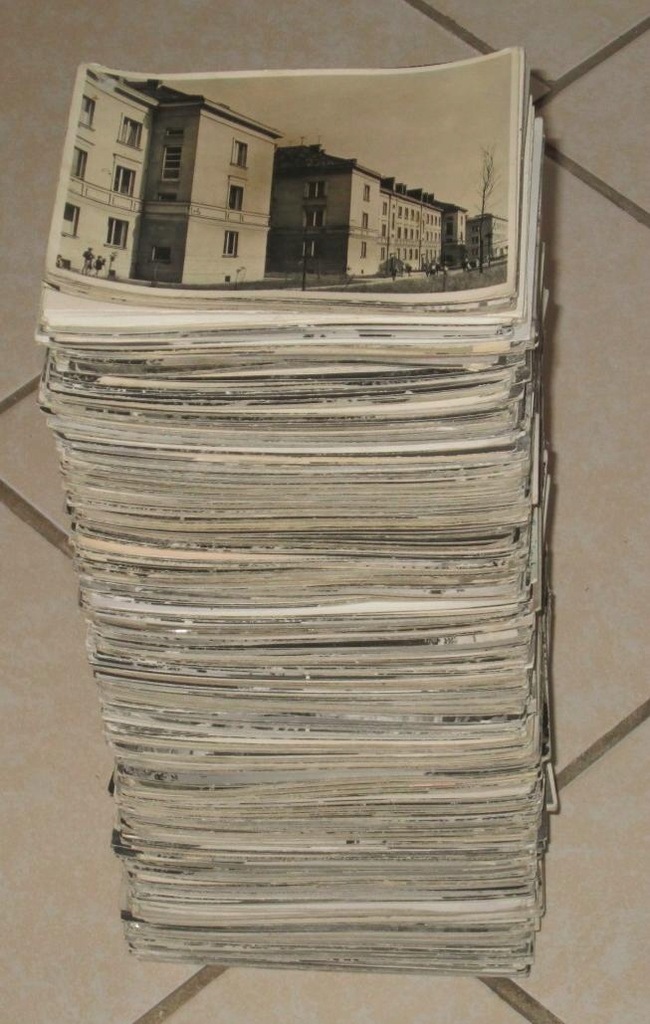 Zestaw 1120 pocztówek z Polski miasta
