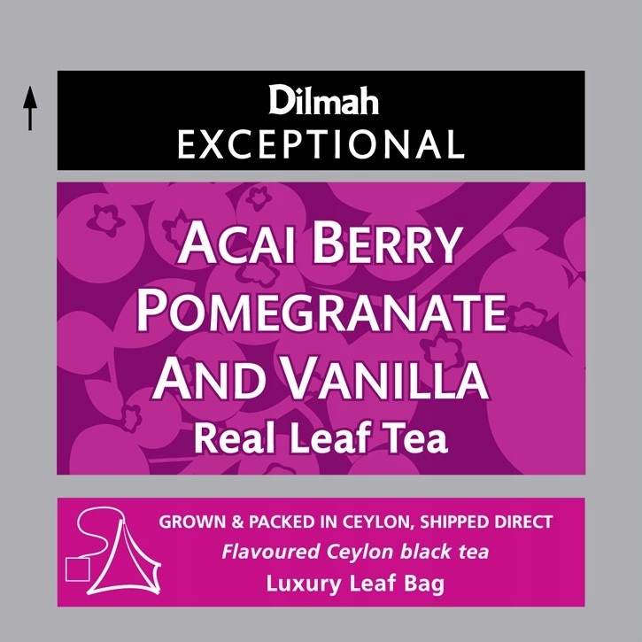 Dilmah Exceptional Acai Berry Pomegranate Vanilla