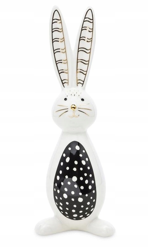Купить Фигурка пасхального кролика, бело-золотая, 23 см.: отзывы, фото, характеристики в интерне-магазине Aredi.ru