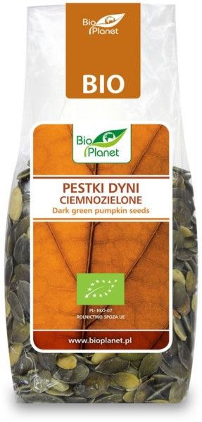 BIO PLANET Pestki dyni ciemnozielone BIO 150g