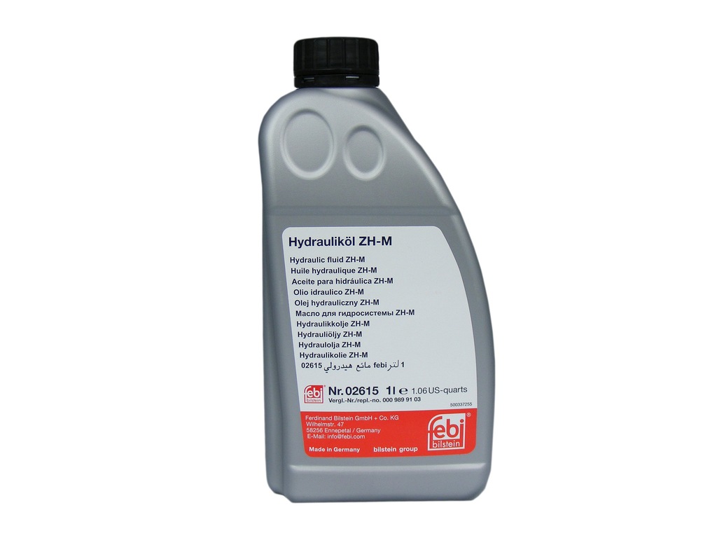 Olej płyn hydrauliczny FEBI 02615 ZHM Żółty 1L 7120022061