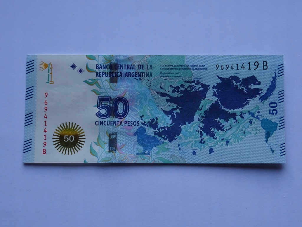 Argentyna 50 pesos-C225