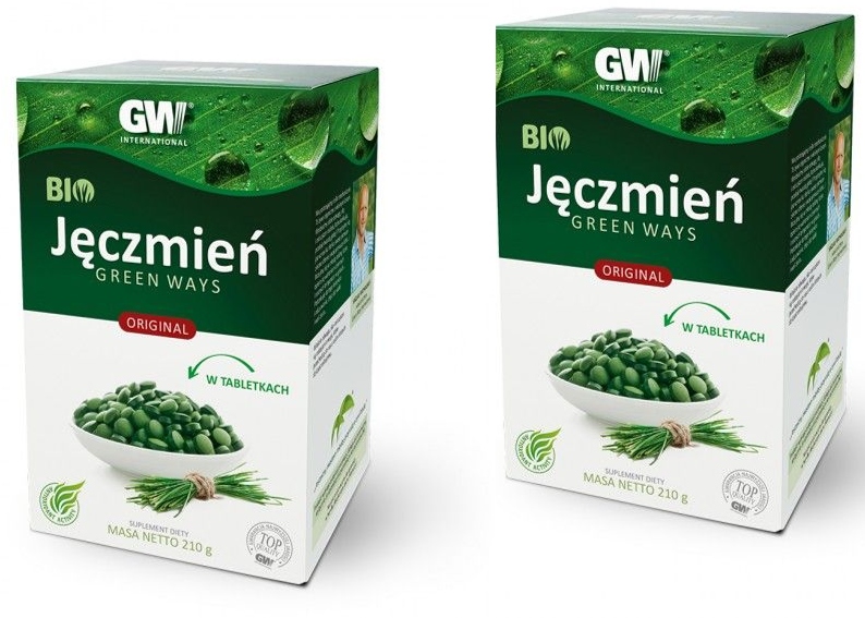 2 x Green Ways BIO JĘCZMIEŃ mini tabletki 210 g.