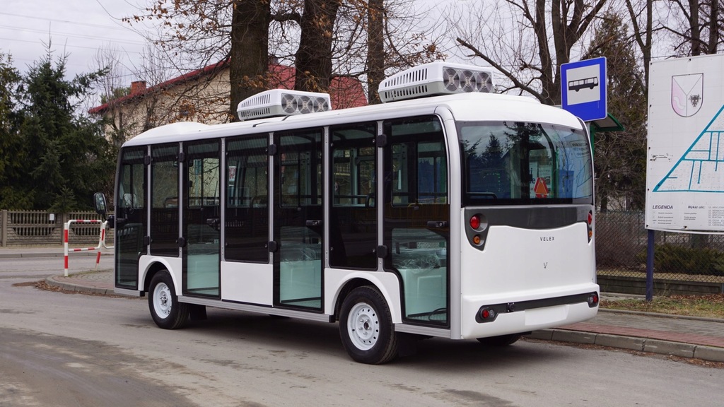 Elektryczny autobus wolnobieżny 23 osobowy VELEX