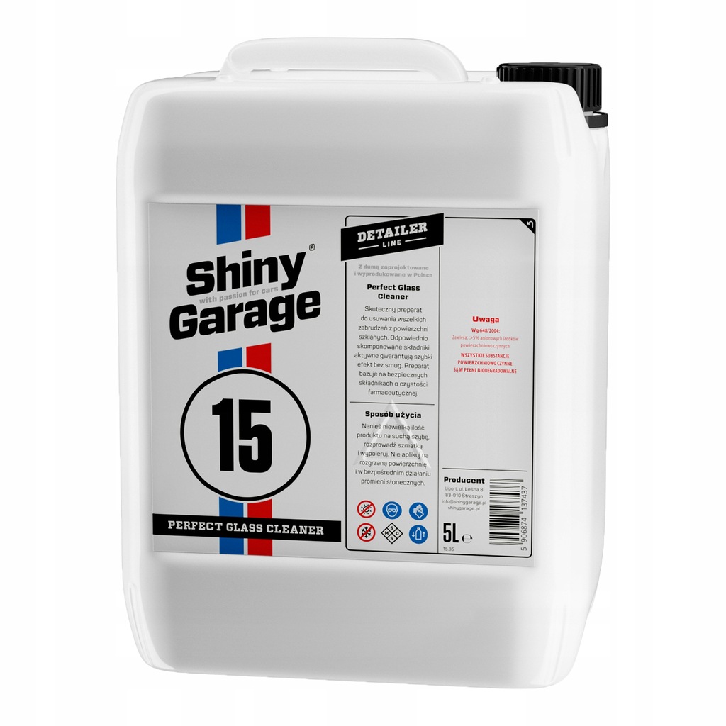 Shiny Garage Perfect Glass Cleaner 5L Płyn do SZYB