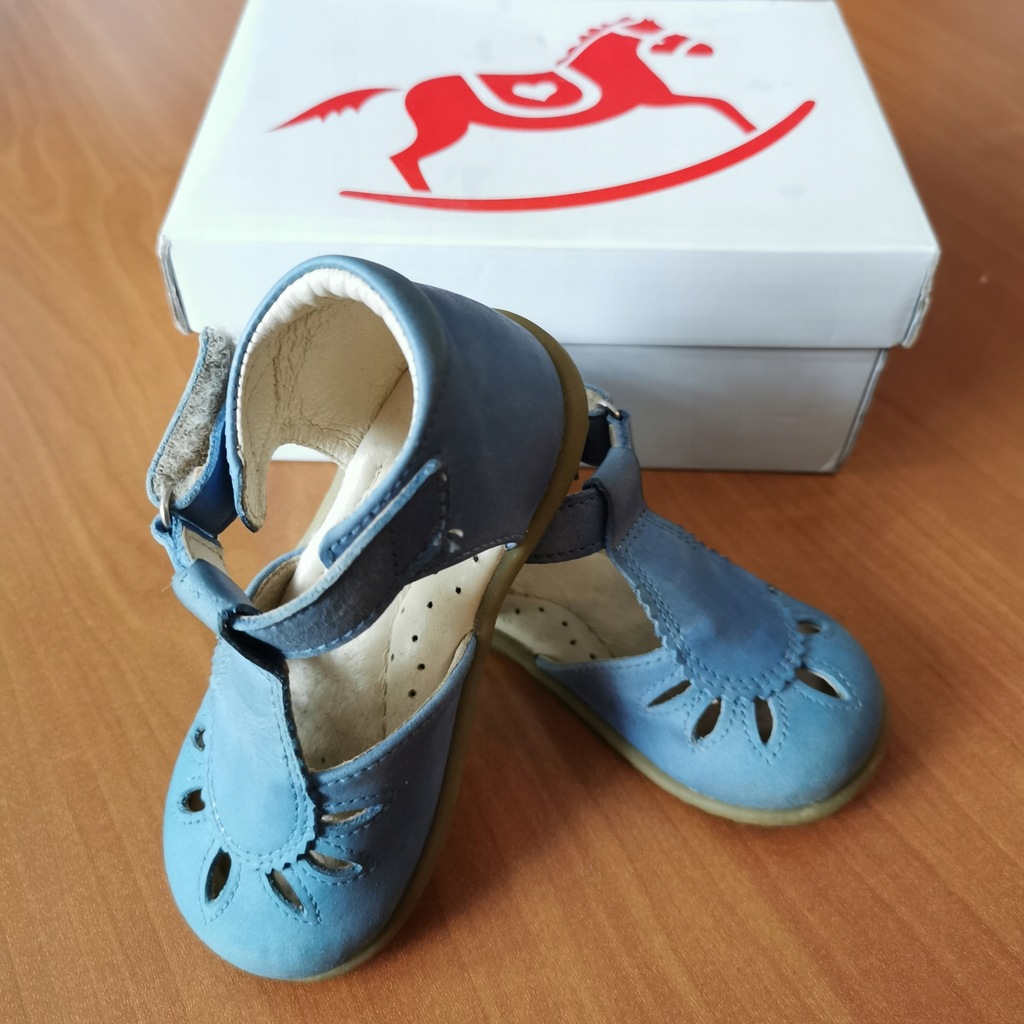 Emel r. 21 - sandałki roczki niebieskie sandały