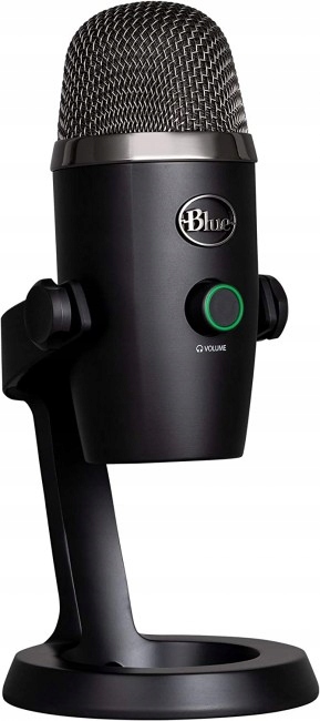 Mikrofon Pojemnościowy do Streamingu Logitech Blue Yeti Nano Black USB