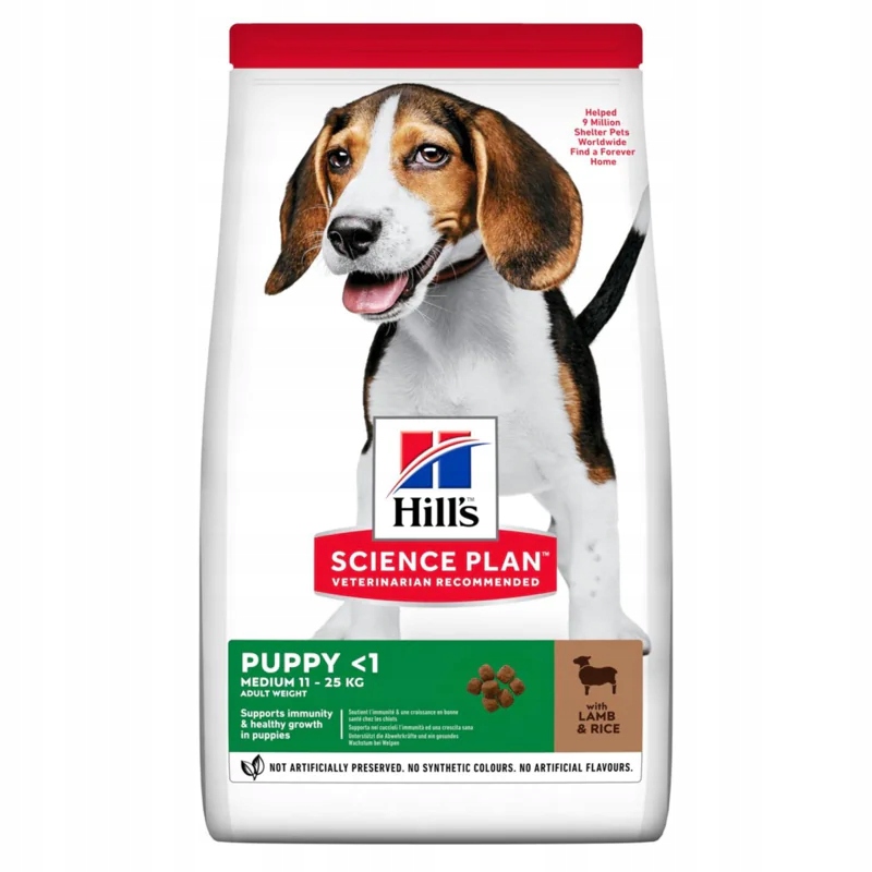 HILL'S Canine Puppy Medium Lamb Rice -
