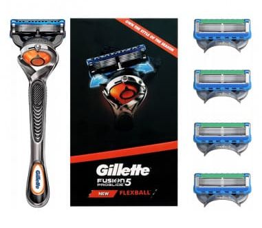 Gillette zestw Fusion 5 PROGLIDE FLEX + 4 wkłady