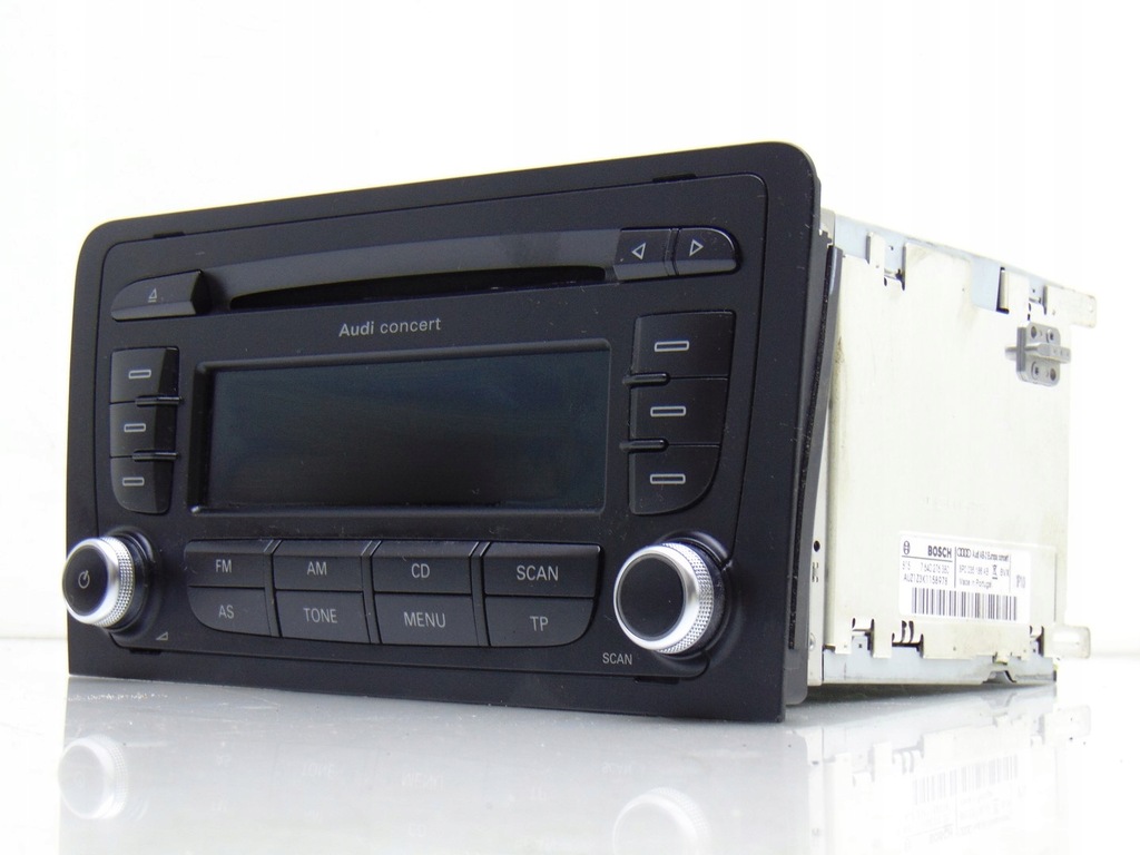 RADIO CD CONCERT 2 DIN AUDI A3 8P LIFT 8P0035186AB 12559644078 oficjalne archiwum Allegro