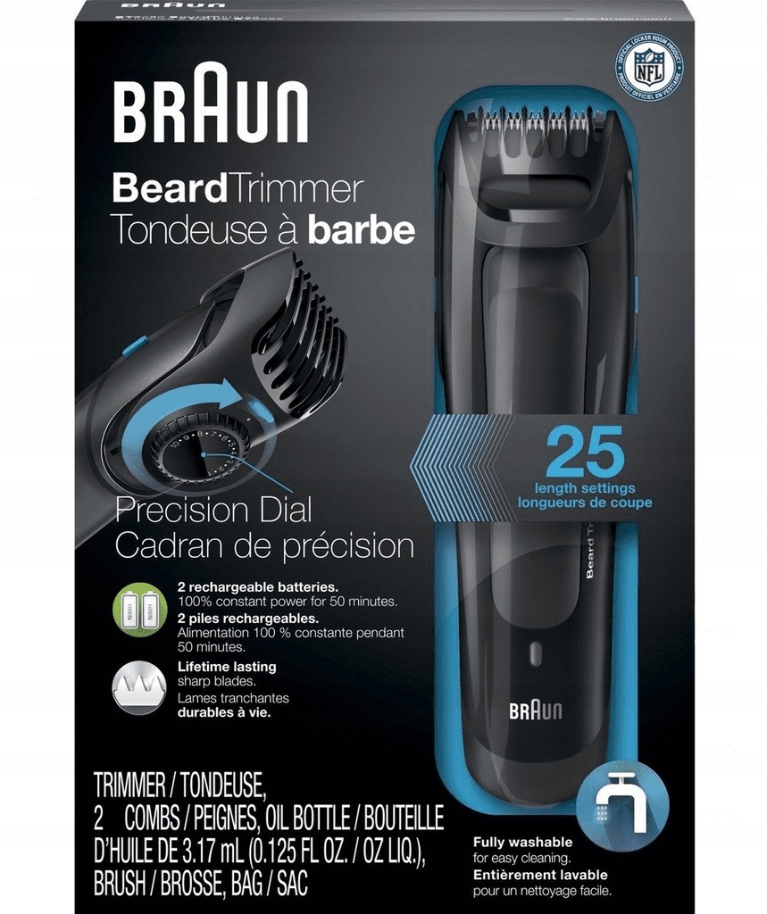 Braun BT5050 Trymer brody i włosow + travel bag