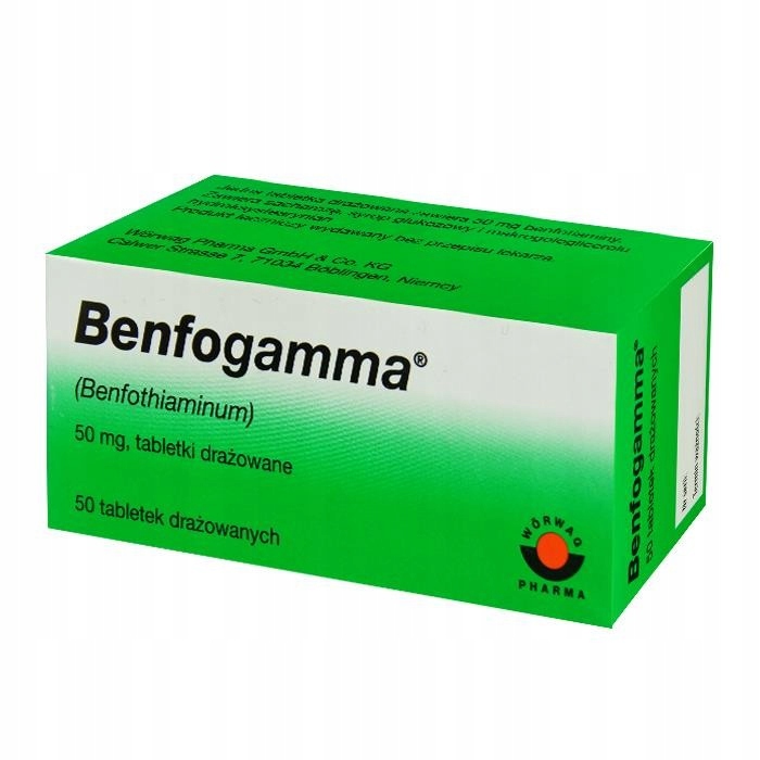 Benfogamma, 50 mg, 50 tabletek