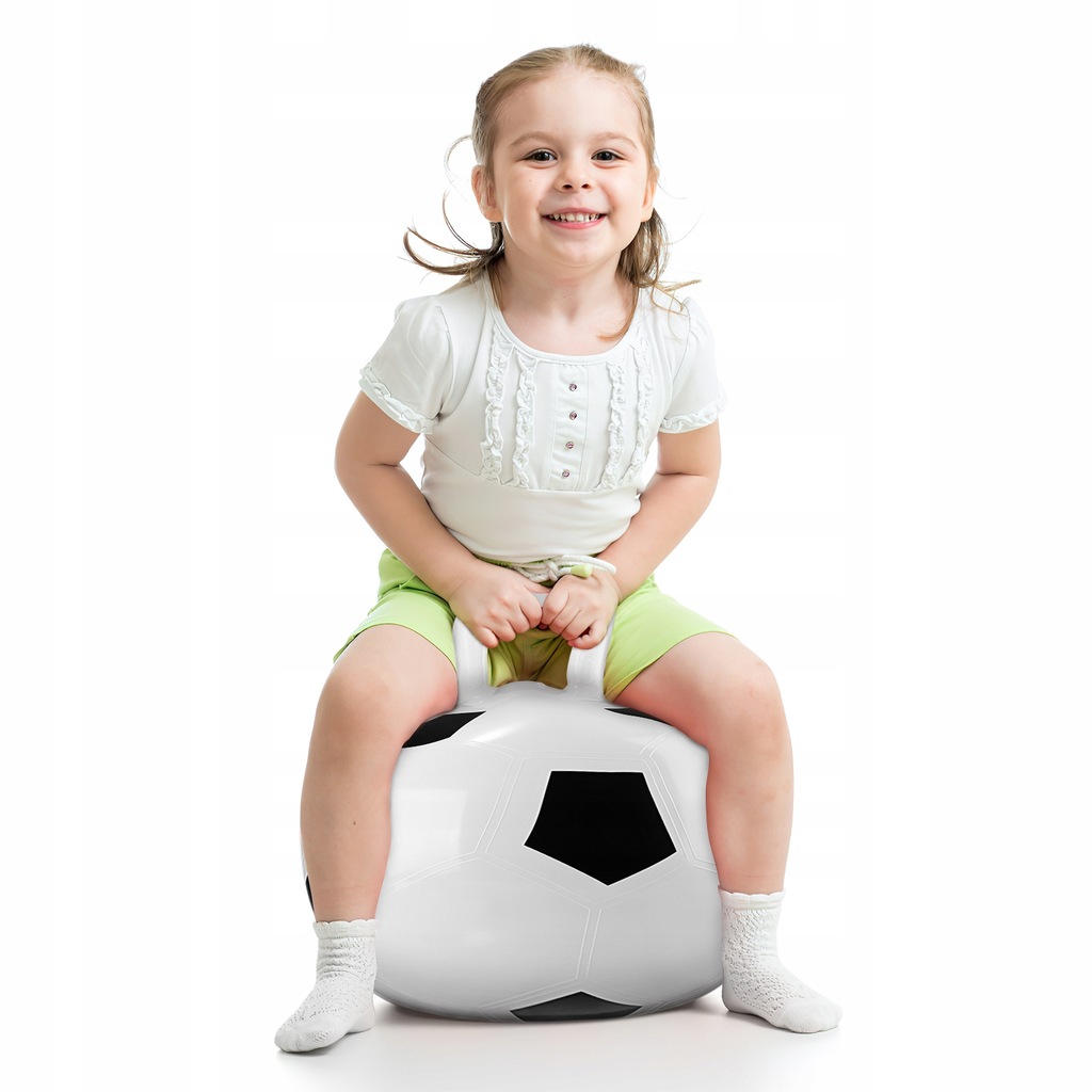 BOUNCING BALL HOPPING WITH HANDLE INFLATABLE JUMPING CHILD