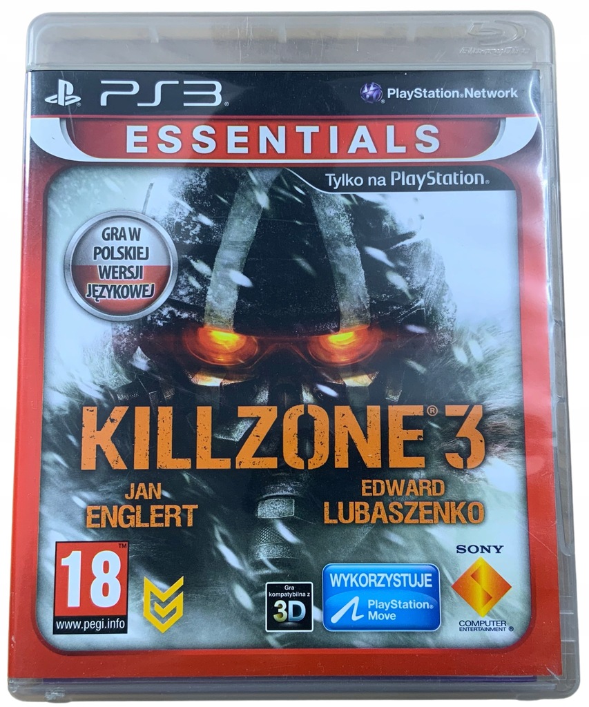 KILLZONE 3 ESSENTIALS płyta bdb PL PS3 12416295930 oficjalne