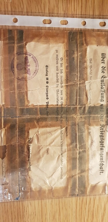 Купить Шталаг IID Свидетельство об освобождении из плена 40: отзывы, фото, характеристики в интерне-магазине Aredi.ru