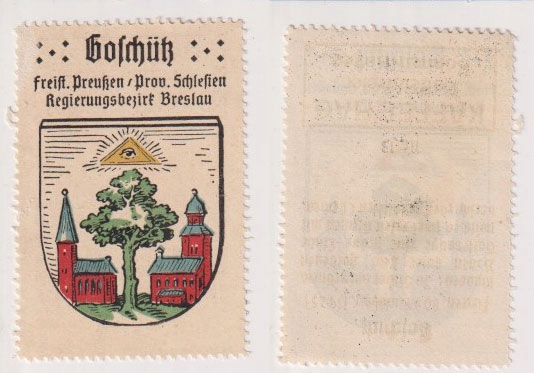 Goschutz, Goszcz, znaczek z albumu Kaffee Hag, -174