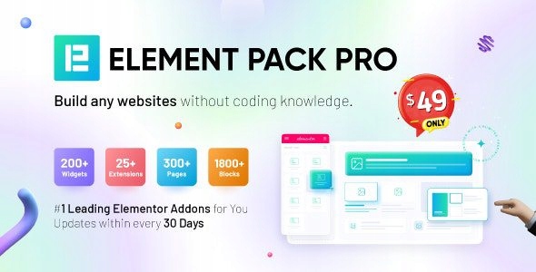 Wtyczka Element Pack for Elementor
