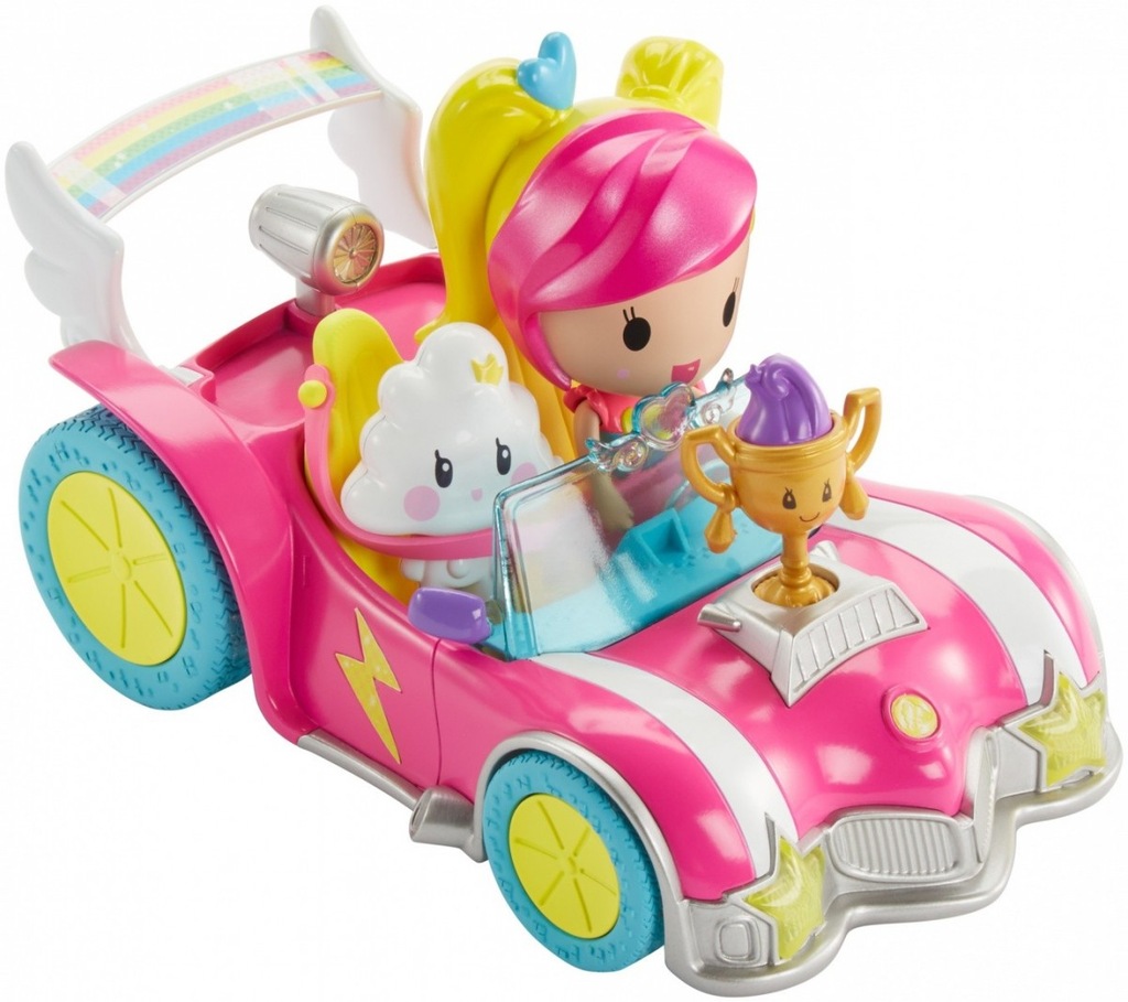 Mattel BARBIE Pojazd + mini figurki Video Game