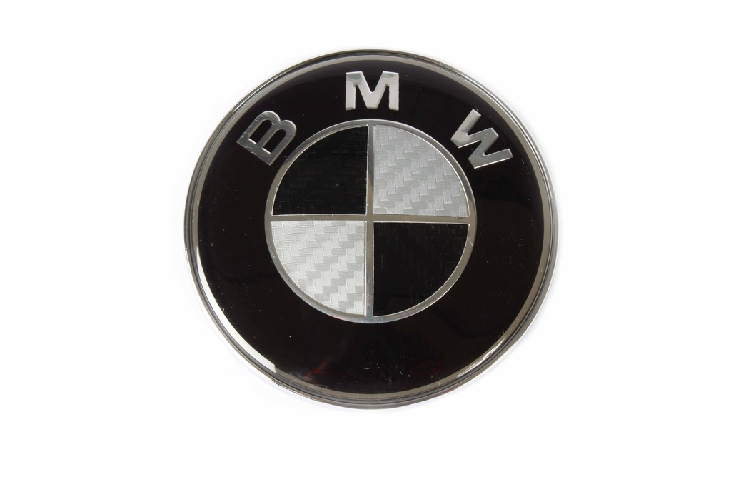 BMW Znaczek Emblemat na maskę 82mm Carbon E60 E61