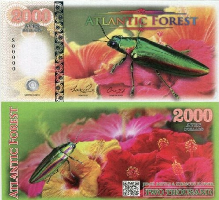 Banknot fantazyjny Atlantic Forest 2000 Dolarów