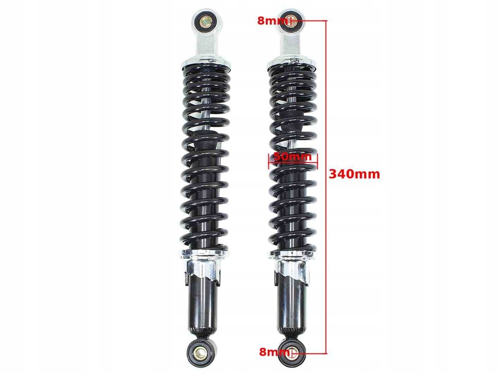 AMORTYZATOR TYŁ SIMSON S50 S51 S60 SR50 KPL. ML