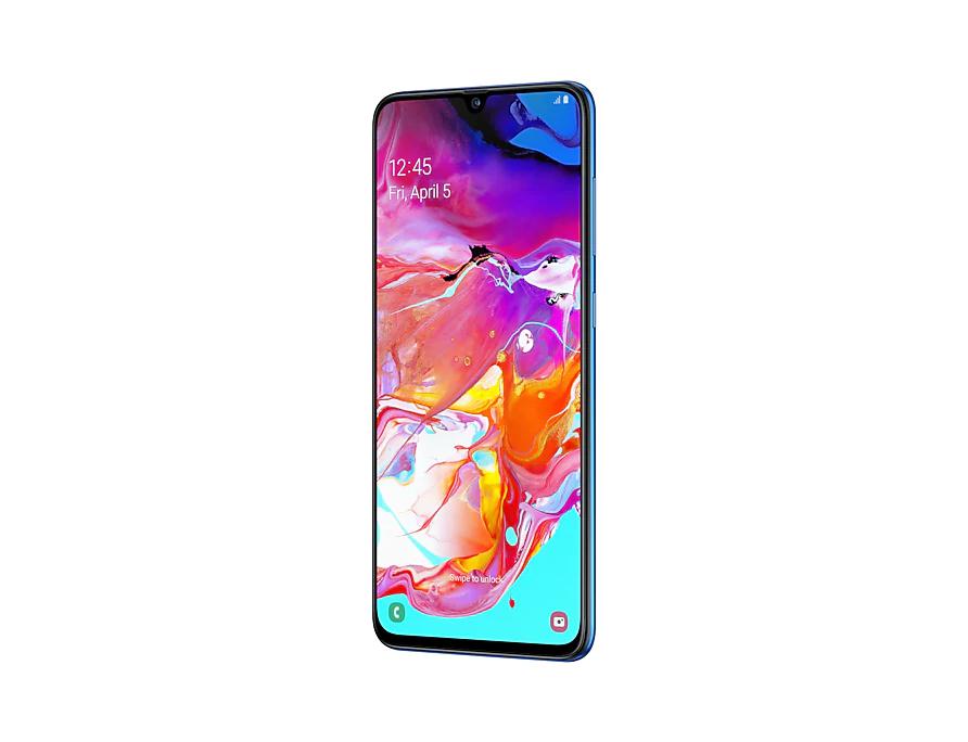 Купить Samsung Galaxy A70 6/128 ГБ две SIM-карты синий: отзывы, фото, характеристики в интерне-магазине Aredi.ru