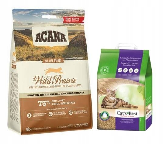 Acana Wild Prairie Cat 4,5kg+ Cat's Best 5L Gratis
