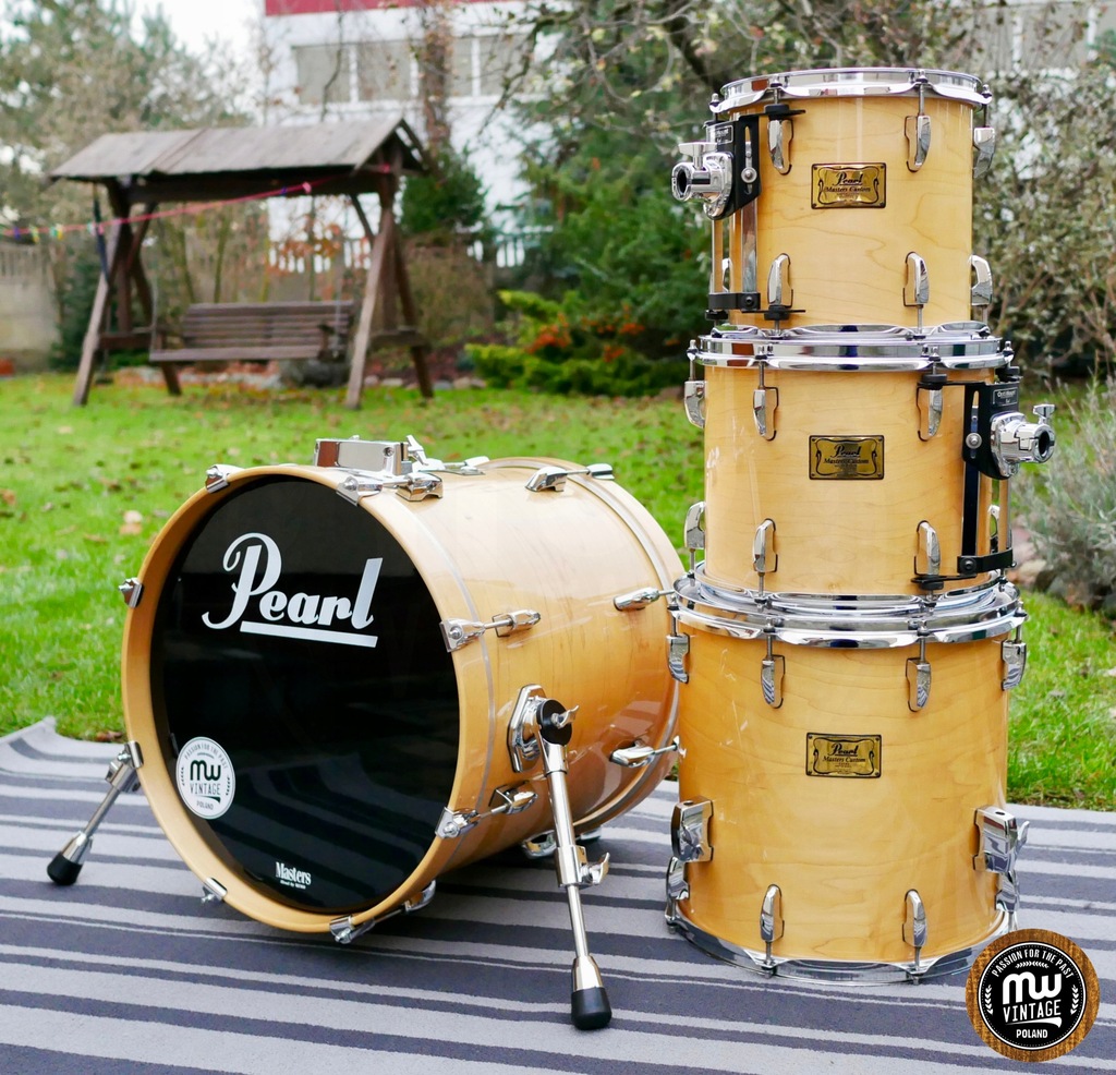 PEARL MASTERS CUSTOM MAPLE SHELL 10” PEARL Masters Maple Pure Shell Set 10,12,14,20 MO