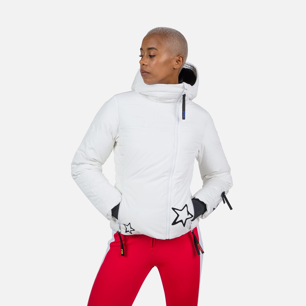 Kurtka narciarska Rossignol W Stellar down jacket biała - L