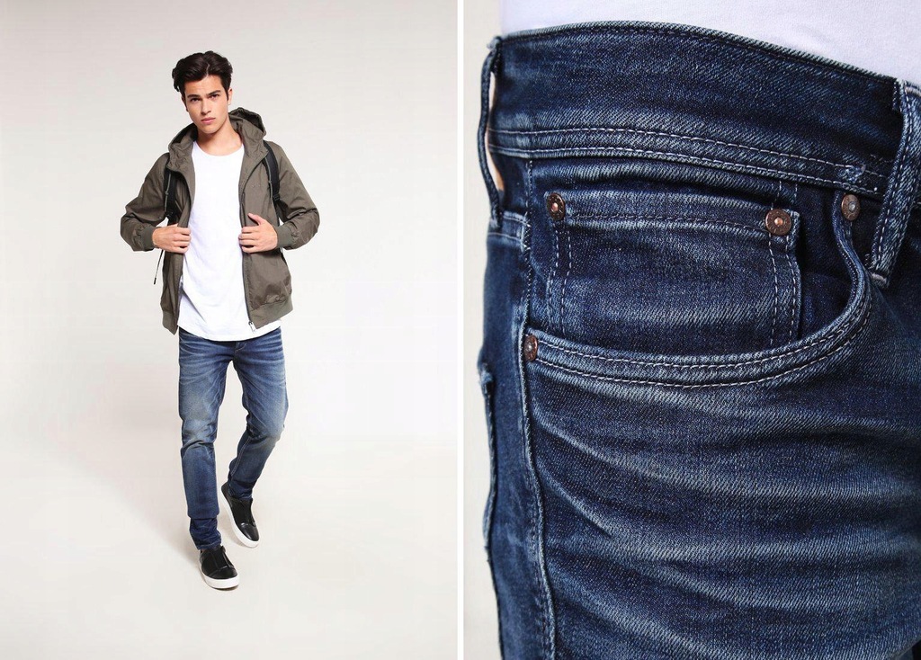 J007D05 Jack & Jones SPODNIE JEANSY 36/32