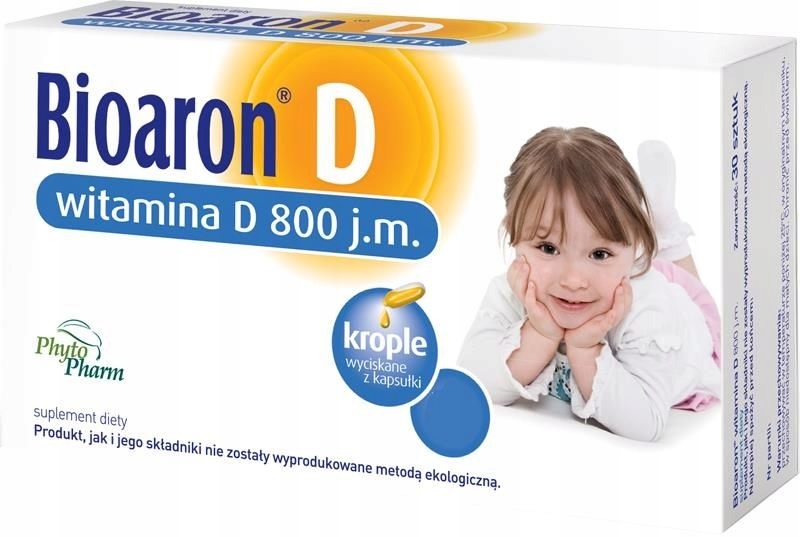 Bioaron, Witamina D 800j.m., 90 kaps twist-off