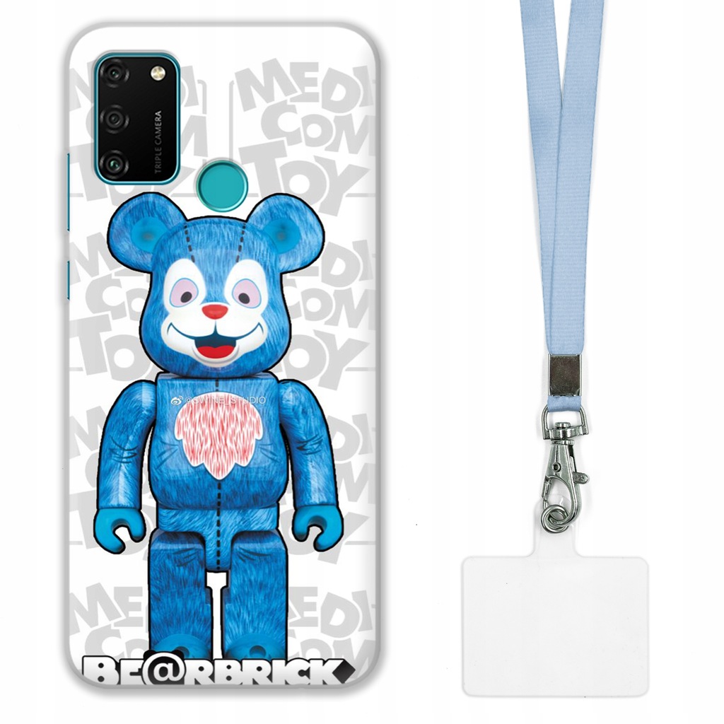 ETUI DO HUAWEI HONOR PLAY 9A CASE + SMYCZ SZARA KAWS DLA NASTOLATKÓW WZ
