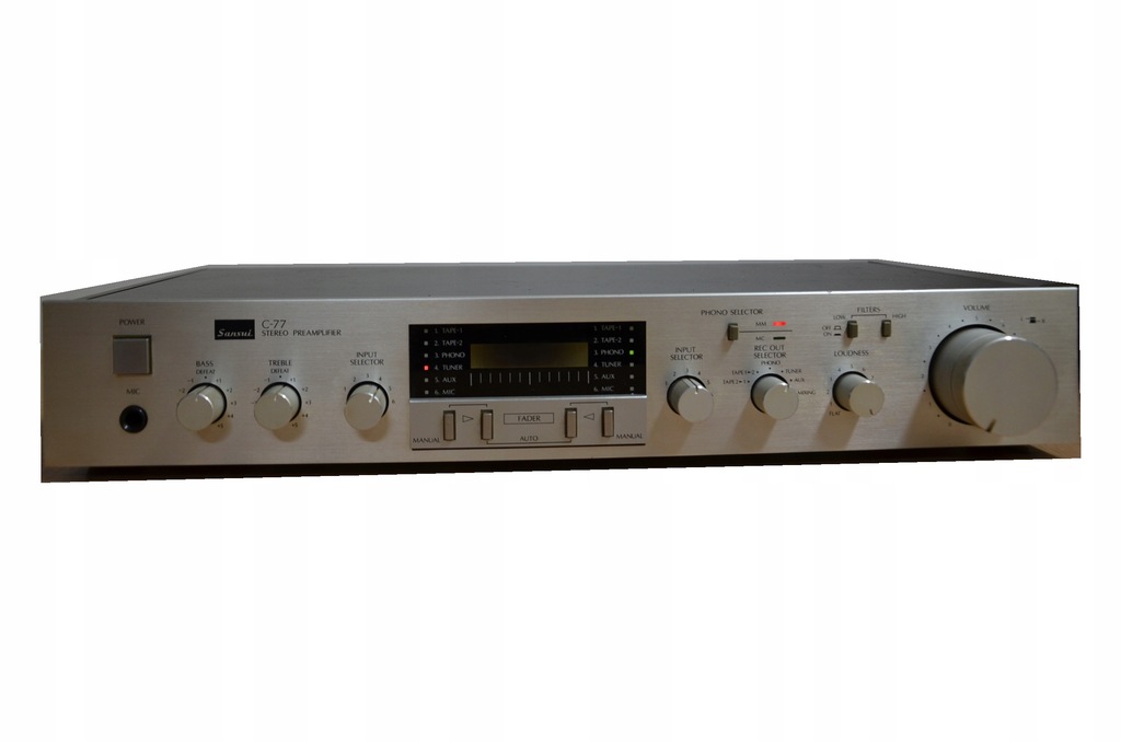 アンプ Sansui C-77 PRZEDWZMACNIACZ SANSUI C-77 SUPER OKAZJA JAPAN! - 8751029634