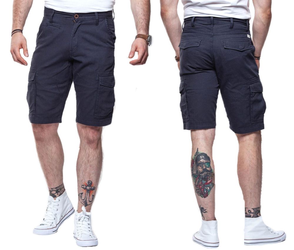 WRANGLER CARGO SHORTS NAVY W15DPW49I W31