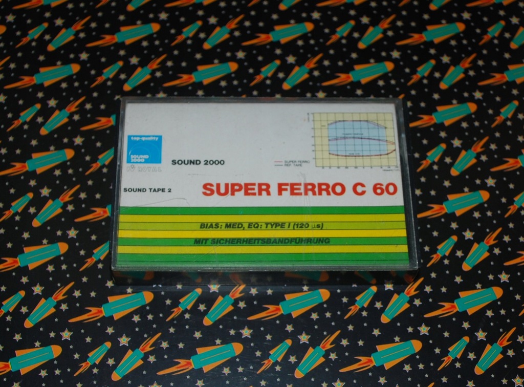 Kaseta Sound Tape 2 Super Ferro C 60 okazja unikat