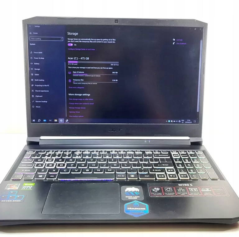 LAPTOP GAMINGOWY ACER NITRO 5 N20C1 KOMPLET