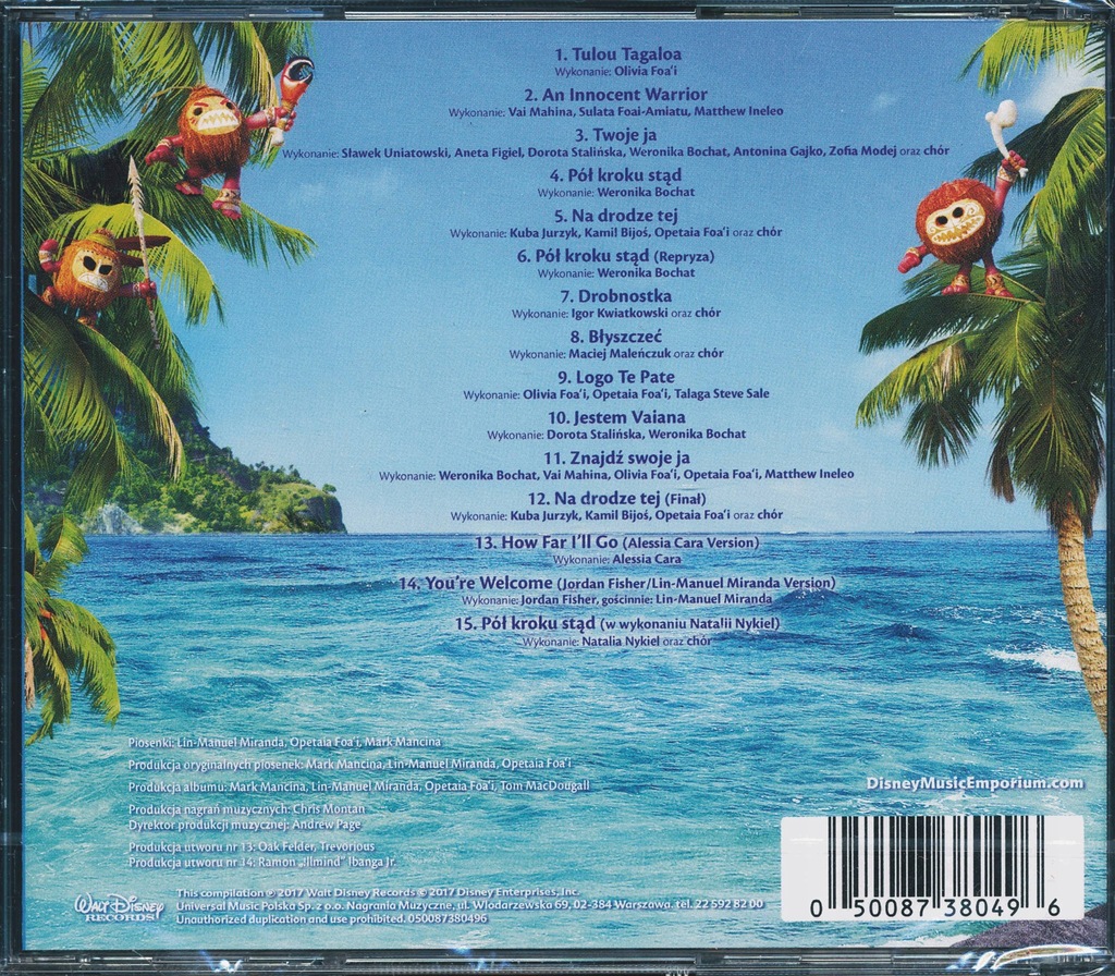 Купить VAIANA Treasure of the Ocean Songs Disney [CD]: отзывы, фото, характеристики в интерне-магазине Aredi.ru