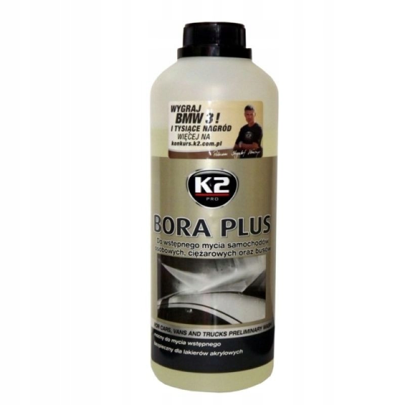 K2 BORA PLUS MOCNY PŁYN SZAMPON AKTYWNA PIANA 1KG